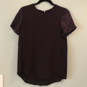 REBECCA TAYLOR Purple Shirt - Size 0